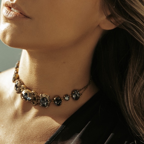37. T.Arrigoni Jewelry Piece Choker Necklace - Picture 1 of 7